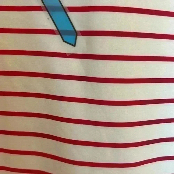 Vince Camuto Red and White Striped One Piece - Picture 8 of 11